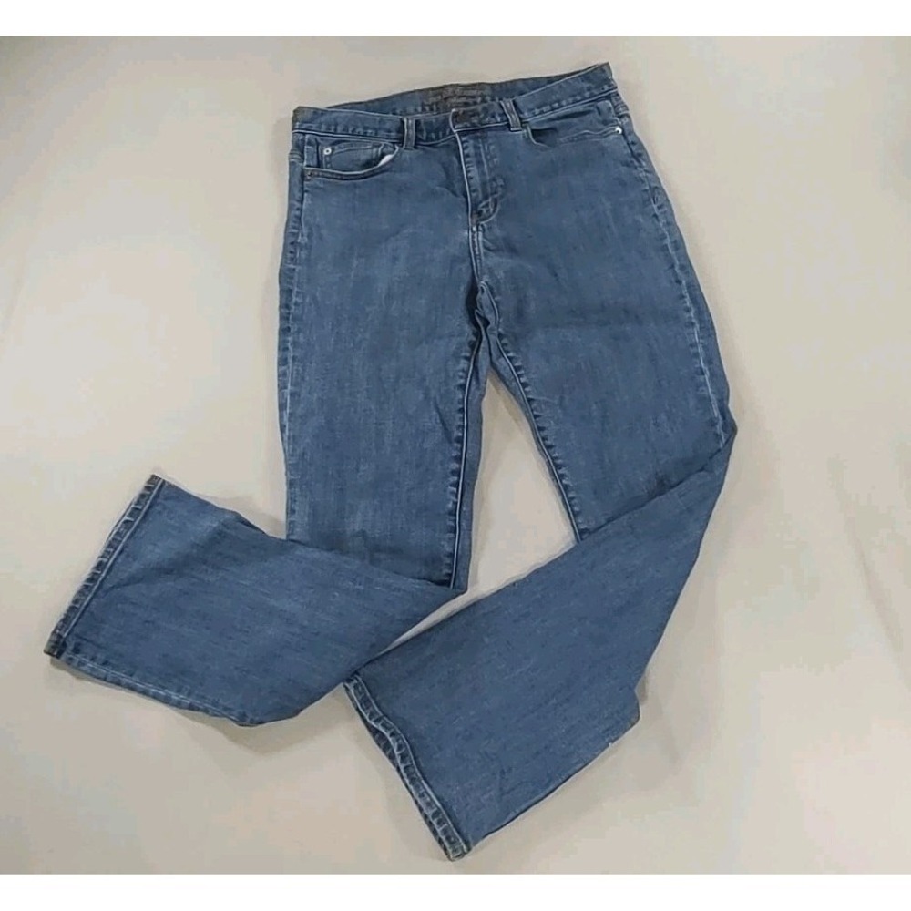 Lauren Ralph Lauren Jeans Womens 8 Blue Bootcut Western Denim High Rise 32x31
